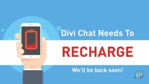 divi chat announcement - hiatus